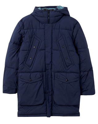 Fibre Down Parka Jakke - Dark Navy